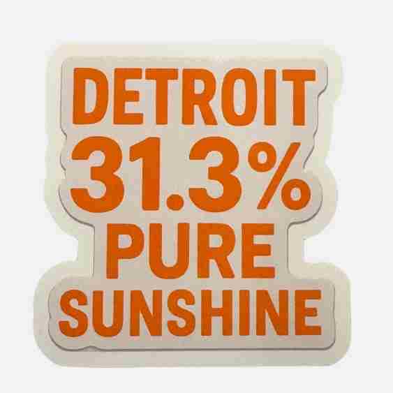 SUNNY DETROIT STICKERS