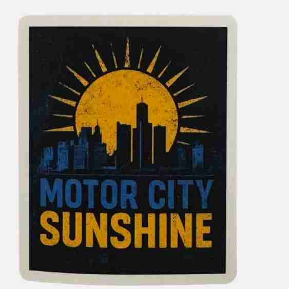 SUNNY DETROIT STICKERS