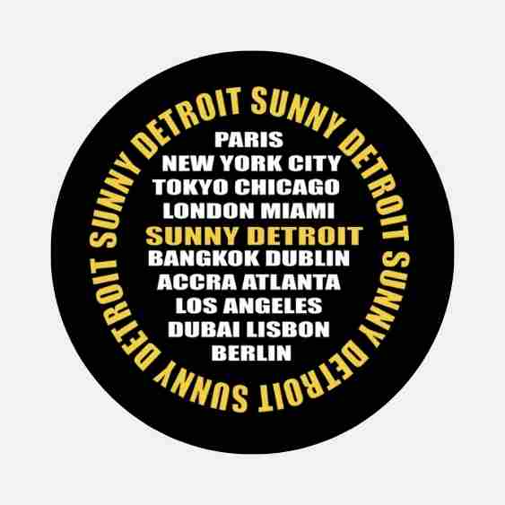 SUNNY DETROIT STICKERS